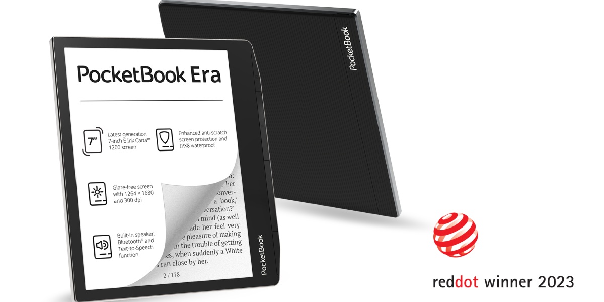 Der E-Reader mit dem besten Design: Red Dot Design Award für den PocketBook Era